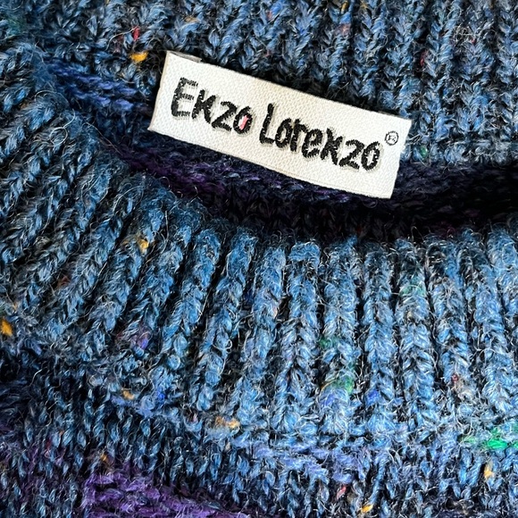 Enzo Lorenzo Vintage Wool Blend Sweater - Picture 7 of 10